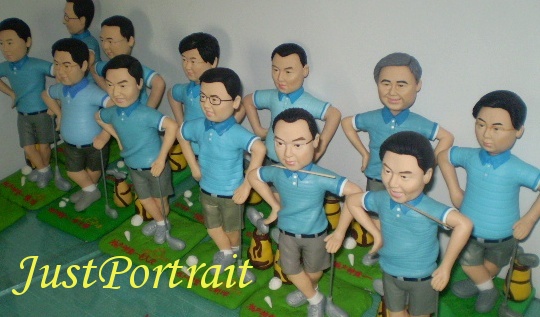 Create team figurines for your team building or corporate functions