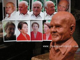 good reference photos for commission clay or bronze portrait