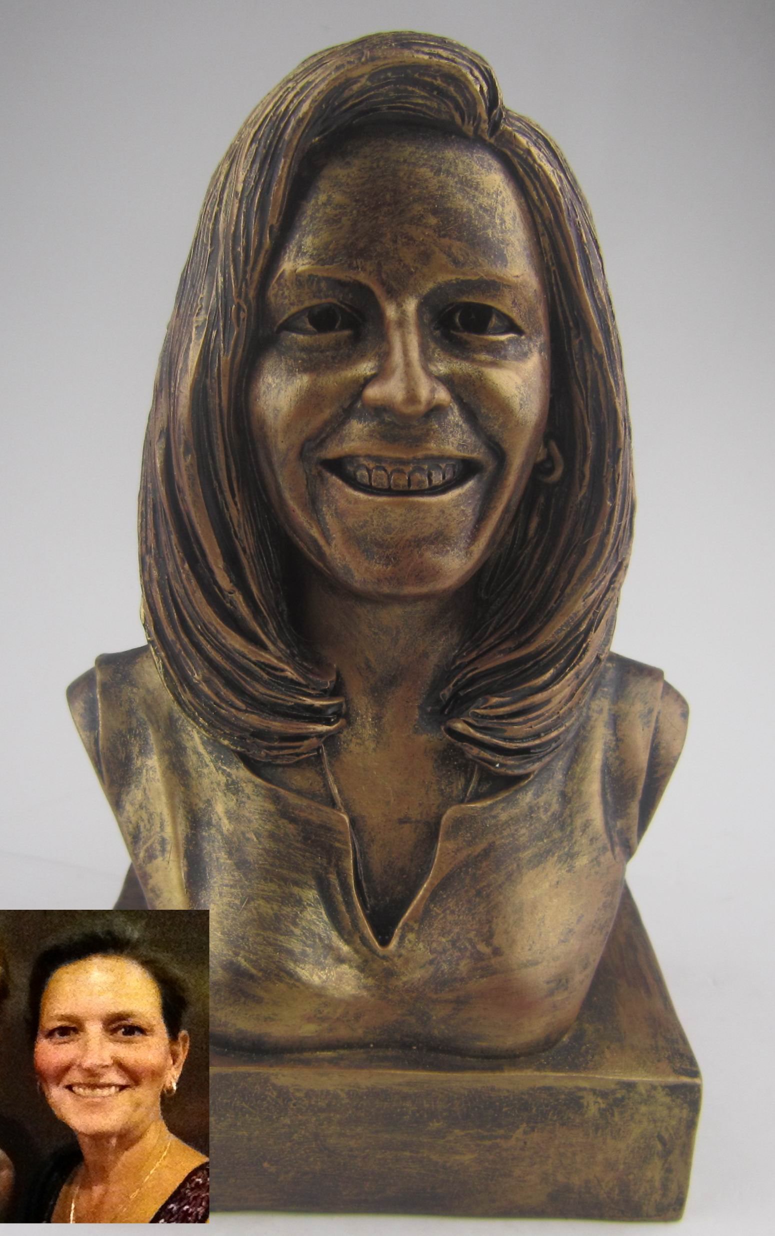 personalised miniature statues