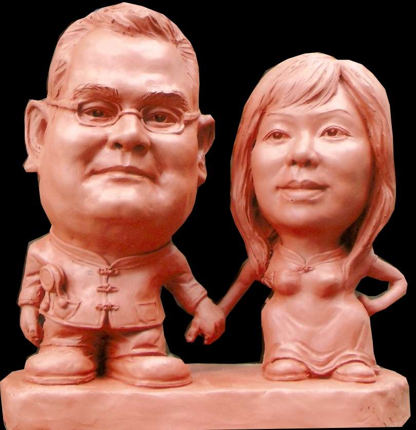 Commission a custom caricature bust from JustPortratit